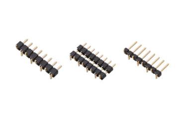 ナイロン製品 ピンヘッダー / PSM-41(T〇) ピン(角ピン)2.54mmピッチ SMTストレート(1列)(差込ピン長6mm)